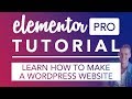 Make A Wordpress Website Using Elementor Pro