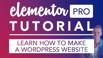 Make A Wordpress Website Using Elementor Pro