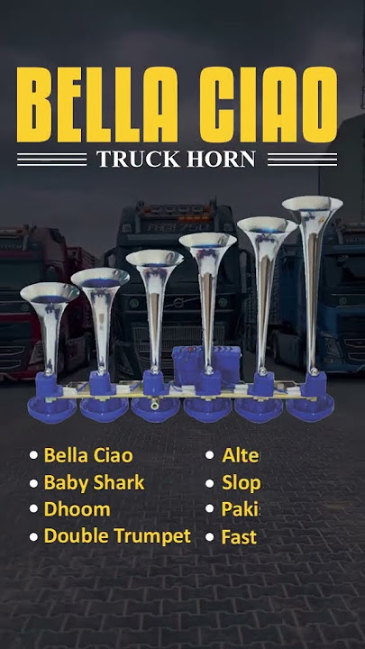 The Musical amazing sounds of Truck Horn | Bella Ciao Truck Horn