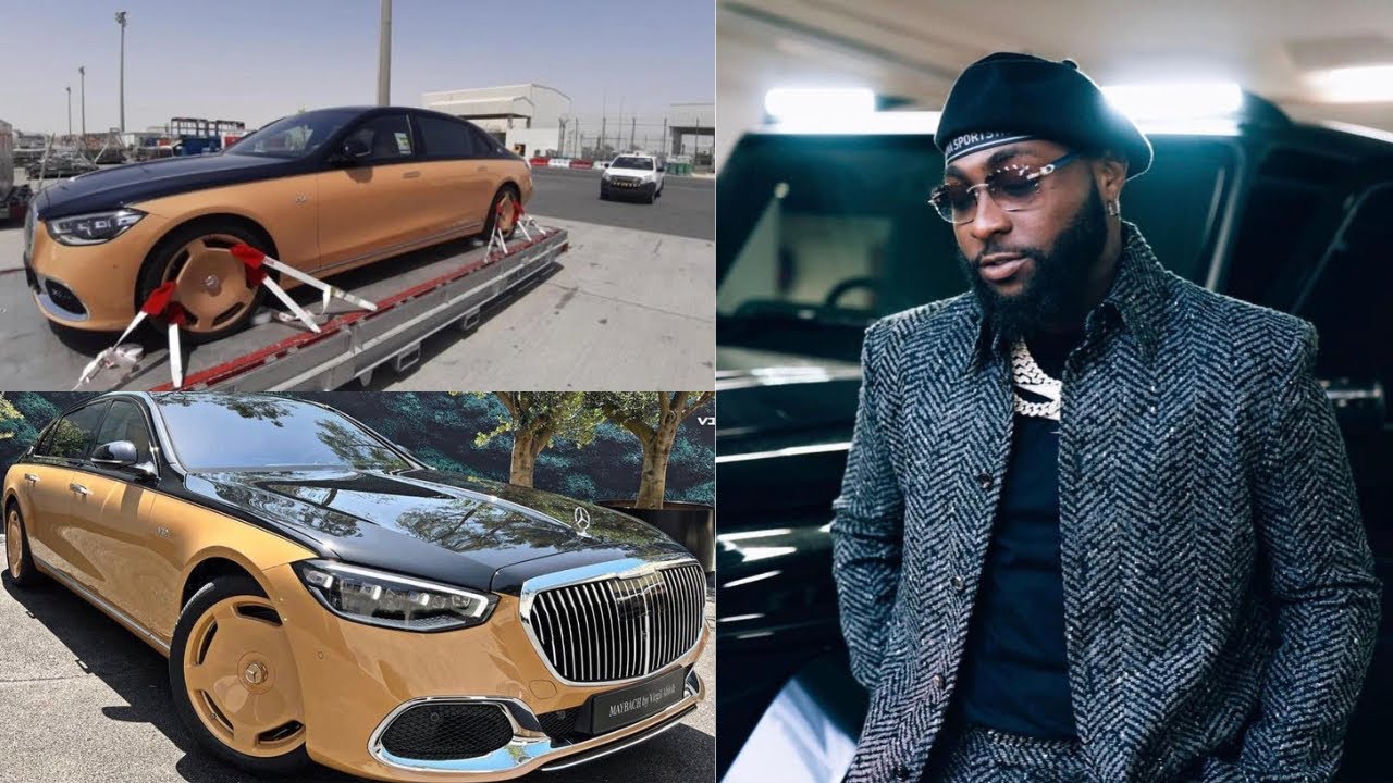 DAVIDO HAS DONE IT AGAIN - DAVIDO MAYBACH CAR ARRIVES NIGERIA IN ...