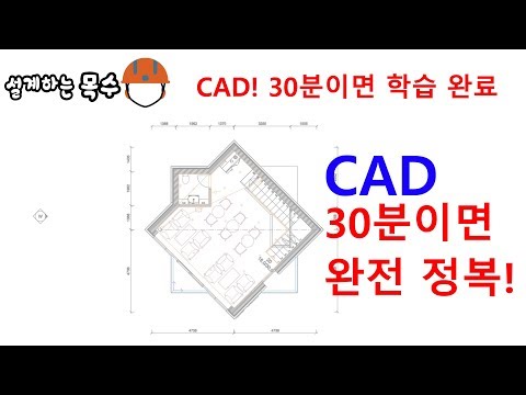 CAD 30분에 완전 정복하는 방법