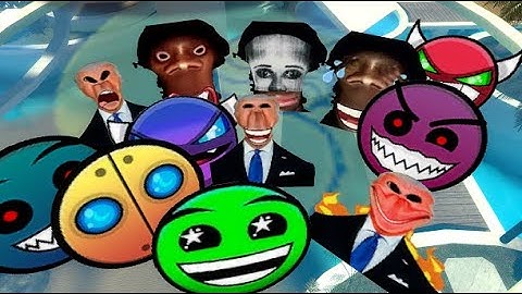 Aughhhh, Biden, Geometry Dasah and Rosalia Smurf Cat ¡¡¡ #garrys_mod Nextbot ¡¡¡  (Gmod)