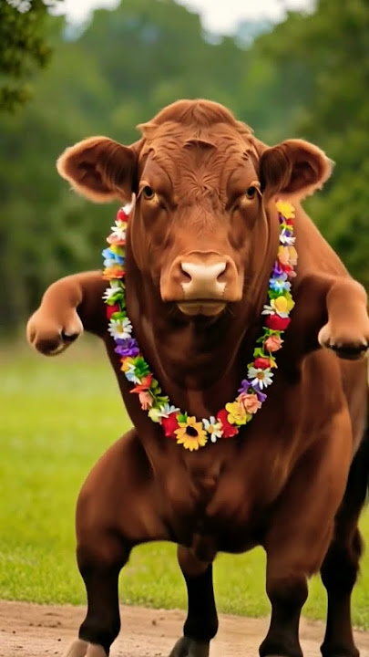 Sapi Gemuk Joget Ngakak😂. #sapigemuk #sapilucu #sapijoget #funny