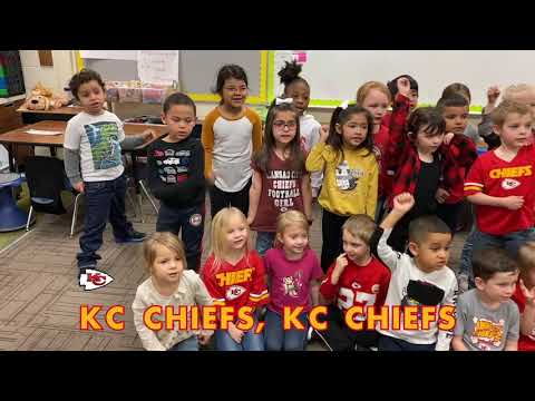 Stony Point South Kindergartners Have special Chiefs Song