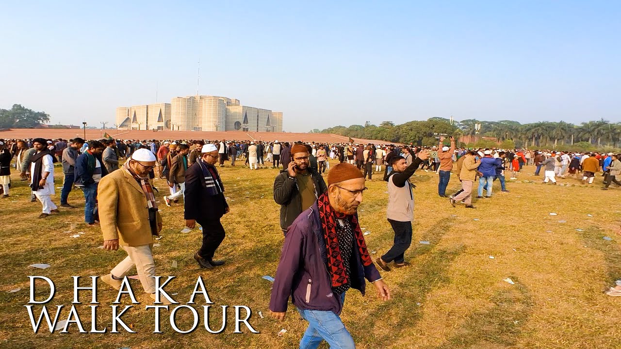 Walk Show This Is A Dhaka Street On A Day Of Mourning 