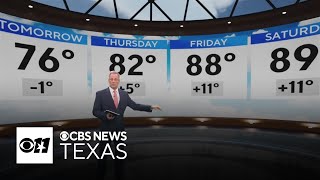 Warmer temperatures and more rain ahead for North Texas