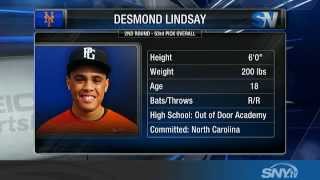New York Mets draft OF Desmond Lindsay
