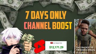 10 Million Views in 7 days | I Tried Shorts Green Screen to Monetize (1k Subs Everyday )