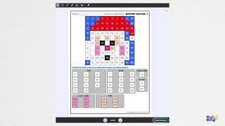 100s Chart Color by Number Code Christmas Mystery Picture Activity screenshot 3