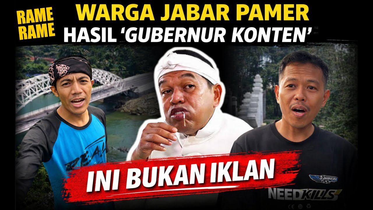 🔴 BUKAN IKLAN ! Rame-Rame Warga Jabar Pamer Hasil “Gubernur Konten”