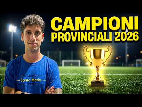Video LORENZO ZINI ALLENATORE SANTA MARIA CALCIO VINCE IL CAMPIONATO GIOVANISSIMI PROV. FIRENZE 2025-2026