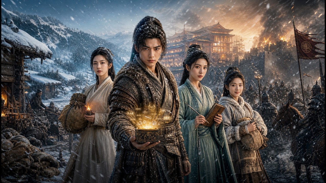🔥蜜月遇塌方穿越古代雪村！寶盒系統助我狩獵求生，經商致富！