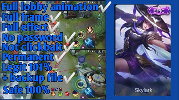 Fanny Skylark script|no password|no ban 100%|patch Barats