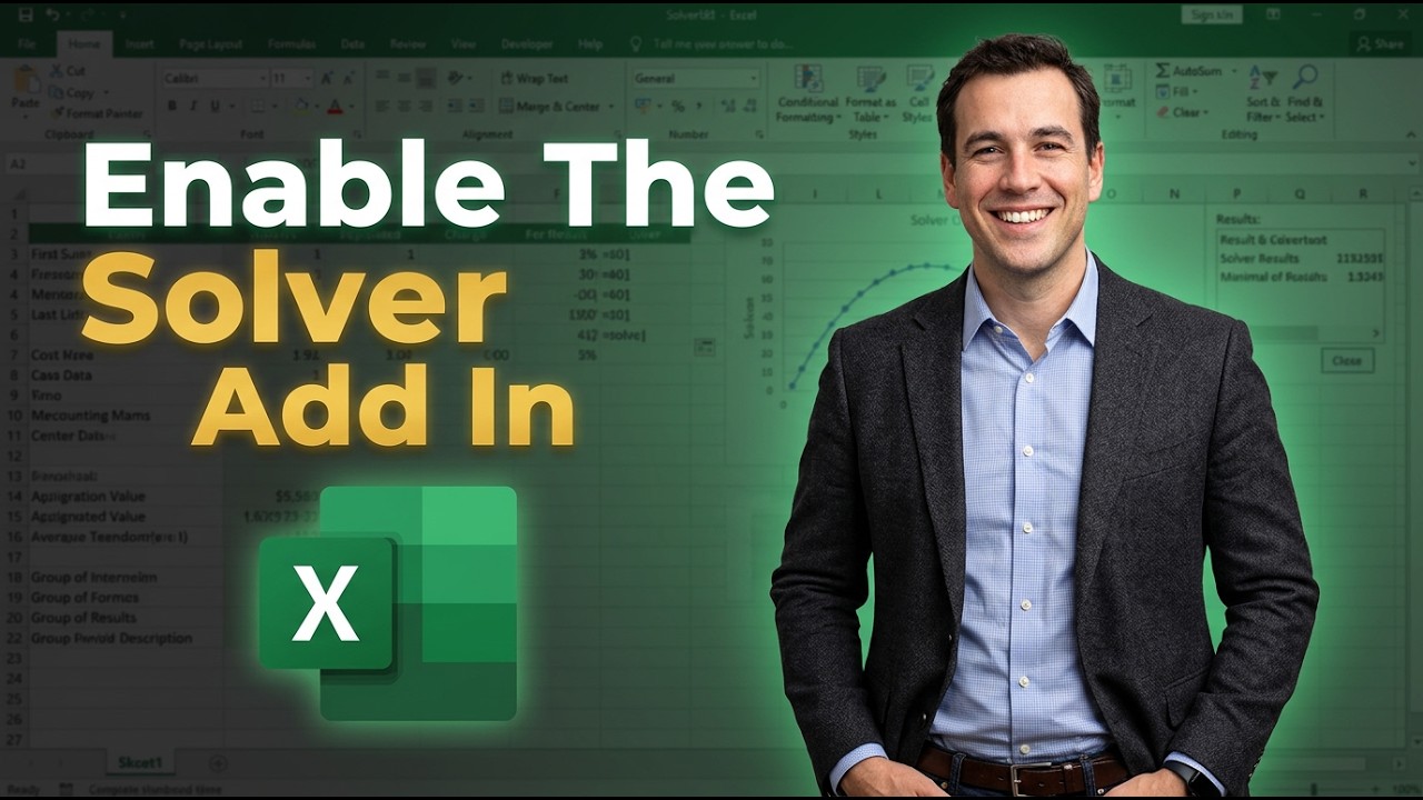 How To Enable The Solver Add In In Microsoft Excel [2026 Guide] - YouTube