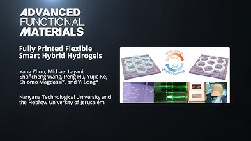 Fully Printed Flexible Smart Hybrid Hydrogels