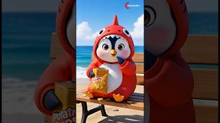 The kind grandpa came forward to help the crying penguin🐧❤️ #ai #penguin #kindness #aistory