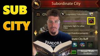 EVONY - SUBORDINATE CITY OR SUB-CITY / HOW TO CONFIGURE THEM