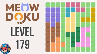 Meowdoku Level 179 Walkthrough & Solution 🐱🧩 