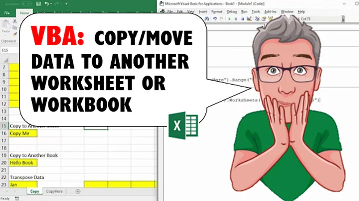 Excel VBA to Copy/Move Data Within Sheet, to Another Sheet or Another Workbook