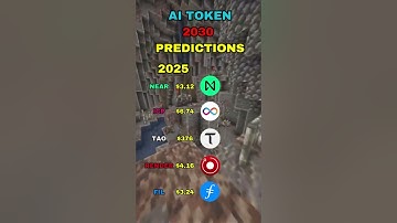 🐂Render, NEAR, ICP, TAO | Top AI Token 2030 prediction #shorts #cryptocurrency