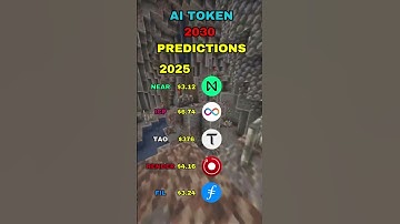 🐂Render, NEAR, ICP, TAO | Top AI Token 2030 prediction #shorts #cryptocurrency