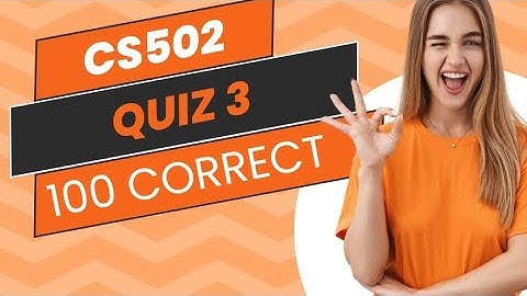 CS502 quiz 3 graded | correct answers #cs502quiz3#vuhslearning