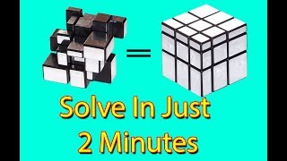 How To Solve A Mirror Cube In Just 2 minutes In HIndi | Using 3x3 method ✔ screenshot 2