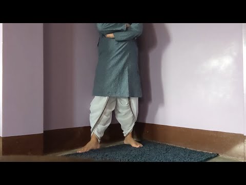 How to Wear a Dhoti (The neat and comfortable way)