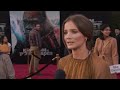 Kingdom of the Planet of the Apes: Freya Allan red carpet interview | ScreenSlam