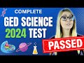 Pass your ged science test complete ged course  2023  2024 updated guide