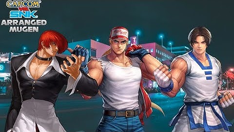 Capcom VS SNK Arranged MUGEN Playthrough - Iori Yagami / Kim Kaphwan / Terry Bogard