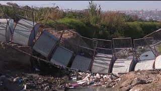 Trash boom installed to help fight Tijuana River pollution crisis| NBC 7 San Diego