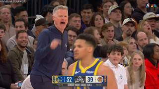 Steve Kerr furiously yells at Will Richard: "The ball is everything!" when it was Podziemski's fault Details