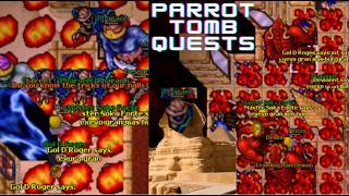 Dura Tibia - Parrot Tomb Quests: MMS, Pharaoh Weapons, Bow of Khibilau, Strapped Sandals