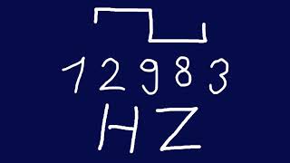 12983 hz square