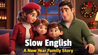 A New Year Family Story  Easy English Listening Story a2 Level  Giving And Kindness