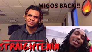 Migos - Straightenin (Official Video) | REACTION !!!!