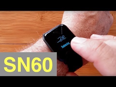 Goral SN60 IP68 5ATM Waterproof Blood Pressure Continuous Heart Rate: Unboxing & Review