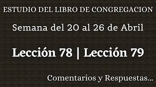 ESTUDIO DE LIBRO DE CONGREGACIÓN ✅ SEMANA DEL 20 AL 26 DE ABRIL
