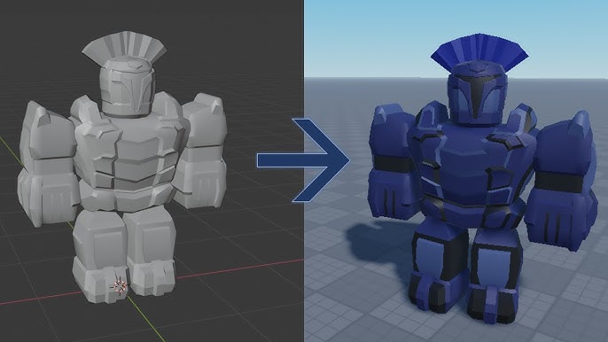 Create a fully tested roblox 3d building using blender by Goldistudio