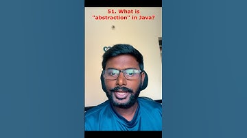 51  What is abstraction in java? #interviewquestions #javaprogramming