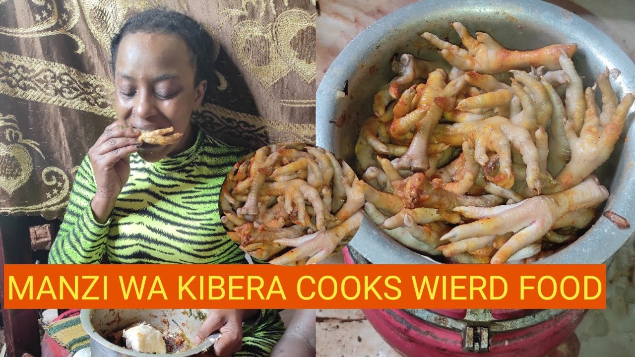 MANZI WA KIBERA COOKS FOR ME A WEIRD FOOD! SURPRISED WITH FULL PIZZA & CHICKEN BY A RICH MAN