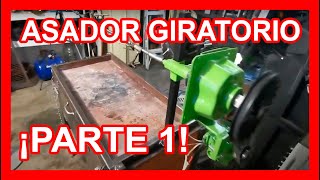 CONSTRUCCION DE PARRILLA - ASADOR GIRATORIO (SPIEDO - ESPEIDO) PARTE 1 Homemade Rotating Grill