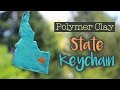 Polymer Clay State Keychain Tutorial