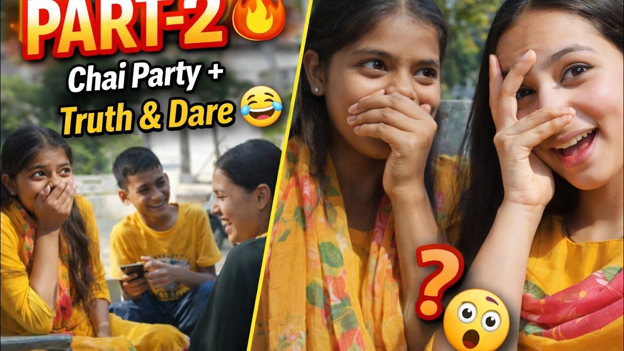 |Part-2|=Truth Dare chaos😂🔥Dance, chai, Maggie & gharwalo ki entry😳#BestieVlog #TruthAndDare #Masti