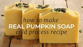 DIY Pumpkin Soap using REAL Pumpkin (cold-process instructions) Profile