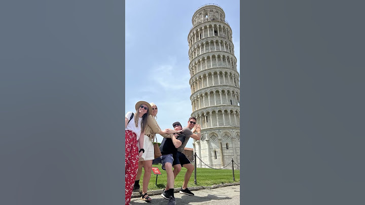 Leaning Tower of Pisa: What *Not* to do as tourists! 🤔 #Italy #TravelTips #travel #mime