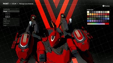 Daemon x Machina Demo: Part 1, Customizing my Character & Arsenal