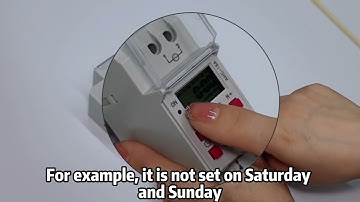 THC 15A timer switch introduction