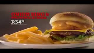 Weslee Lauder  Wimpy  Barbecue And Onion Ring Burger Tvc 2012